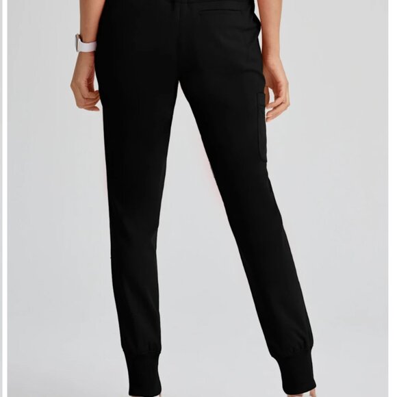 Grey's Anatomy Spandex Stretch Drawstring Cargo Jogger Scrub Pants - Picture 2 of 6